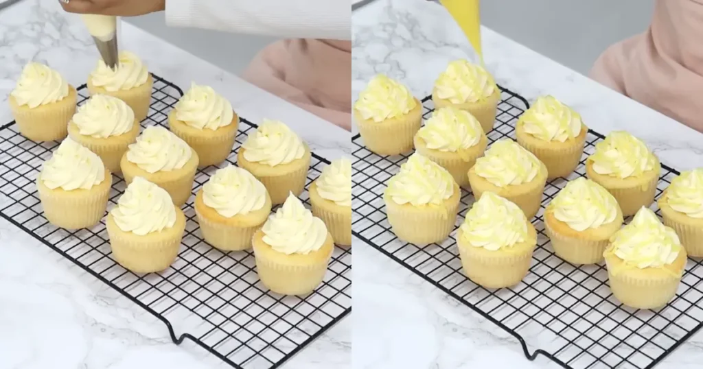 Delicious lemon cupcakes with fluffy frosting, perfect for any occasion