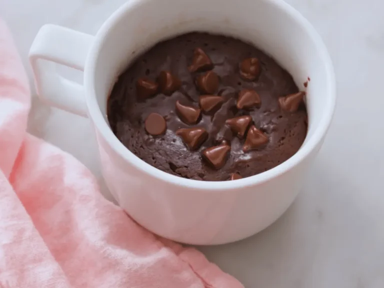 Quick And Easy Microwave Chocolate Mug Cake Recipe